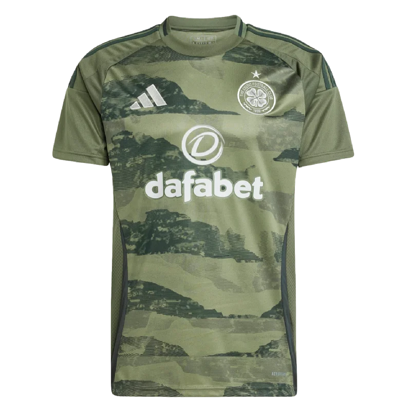 Football Jersey With Heavy Duty Wear-Adidas Celtic 24/25 Third Jersey