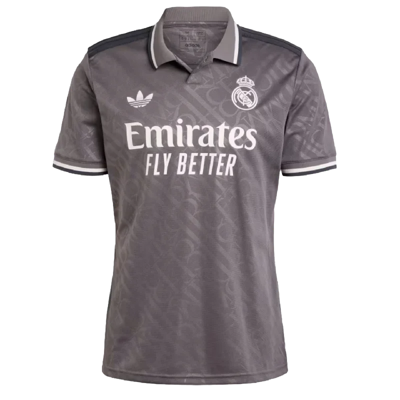 Football Jersey With Tradition Prints-Adidas Real Madrid 24/25 Third Jersey