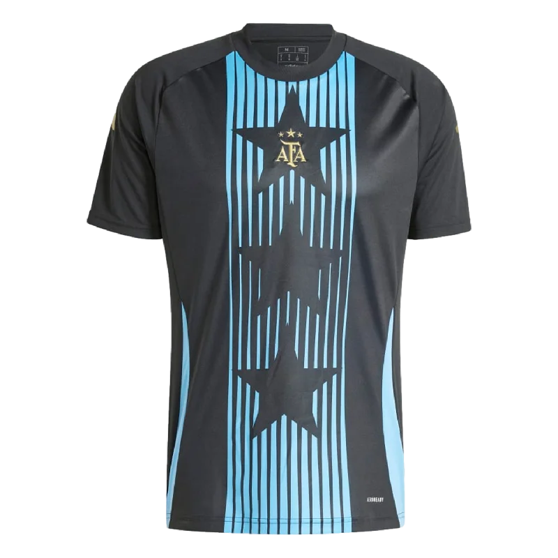 Football Jersey With Heat Resistance-Adidas Argentina Youth Pre-Match Jersey