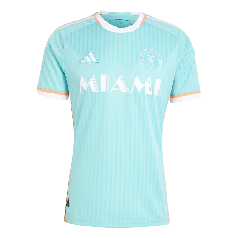 Football Jersey With Freshman Teams-Adidas Inter Miami 2024 Messi Authentic Archive Third Jersey