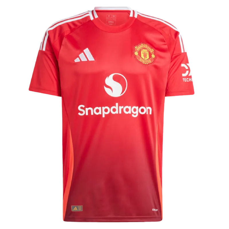 Football Jersey For DIY Fans-Adidas Manchester United 24/25 Authentic Home Jersey