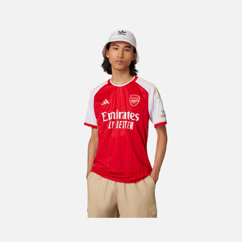 Football Jersey For Urban Leagues-Adidas Arsenal 23/24 Home Men's Football Jersey -Better Scarlet/White