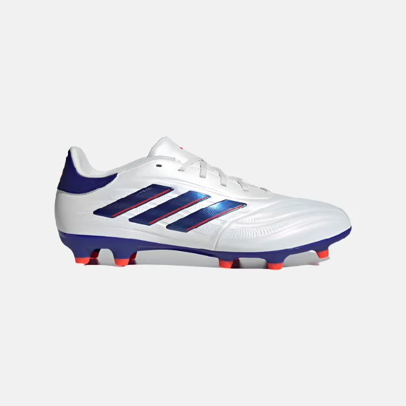 Football Jersey For Tailgating-Adidas Copa Pure 2 League Firm Ground Unisex Football Shoes -Cloud White/Lucid Blue/Solar Red