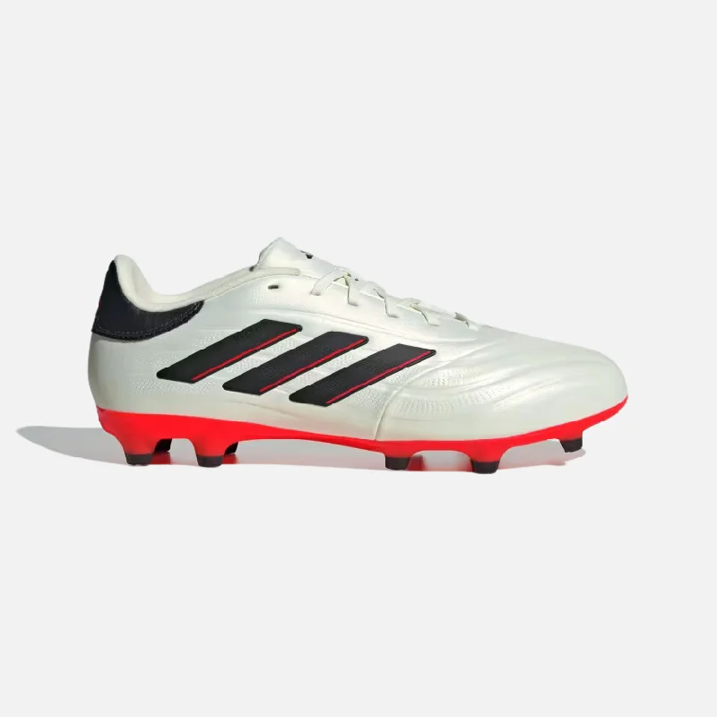 Football Jersey For Playoff Runs-Adidas Copa Pure 2 League Unisex Football Shoes -Ivory/Core Black/Solar Red