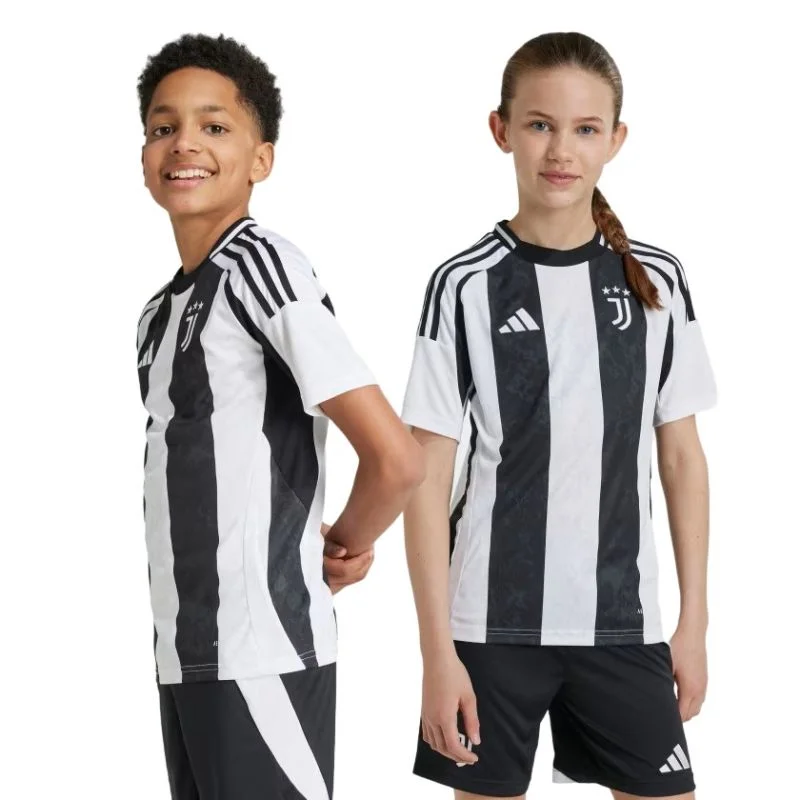 Football Jersey With Country Flags-Adidas Juventus 24/25 Home Kids Jersey