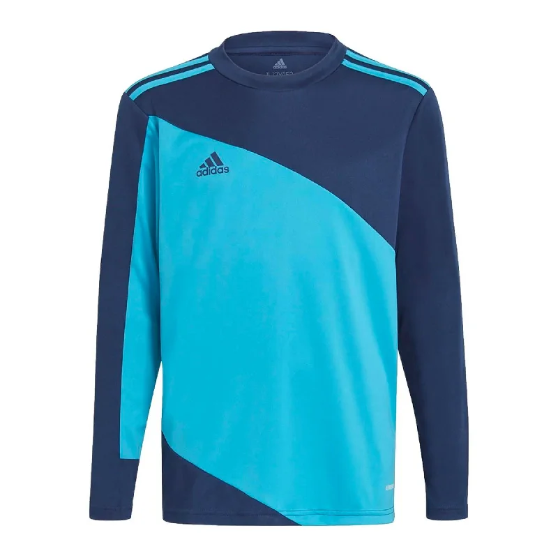 Football Jersey With Twitter Hype-adidas Kids Squadra 21 Goalkeeper Jersey Navy Blue/Aqua Blue