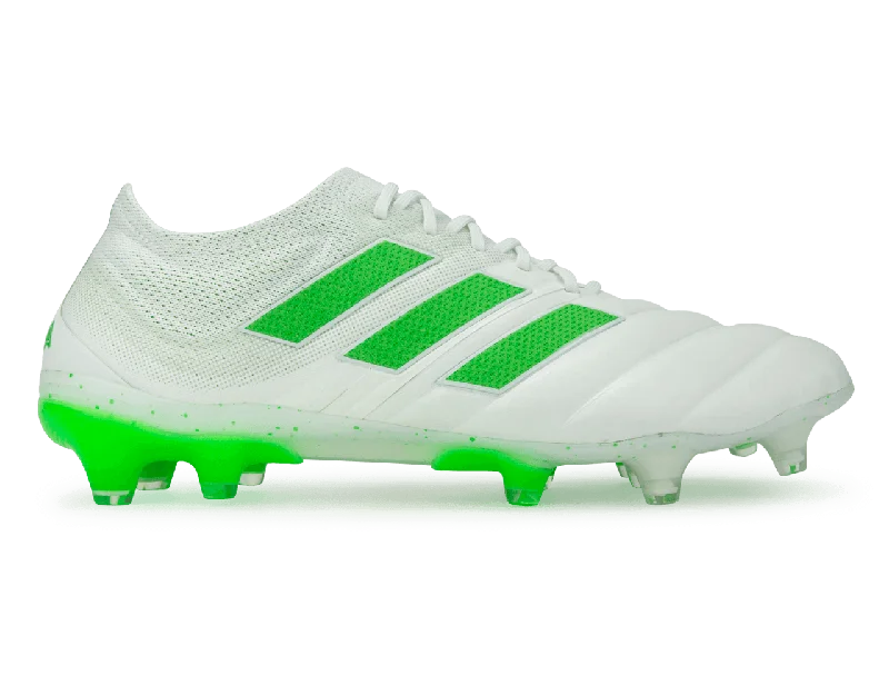 Football Jersey For Stadium Wear-adidas Men's Copa 19.1 FG  Cloud White/Solar Lime