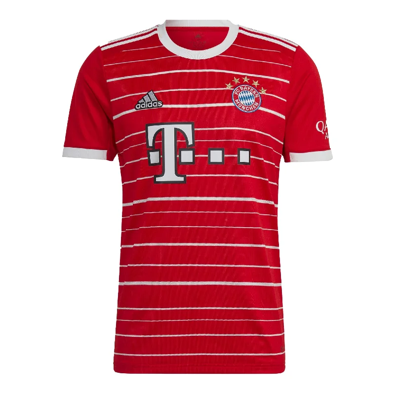 Football Jersey For Cultural Roots-adidas Men's FC Bayern Munich 2022/23 Home Jersey Red/White