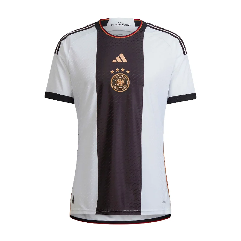 Football Jersey For Stadium Crowds-adidas Men's Germany 2022/23 Authentic Home Jersey White/Black