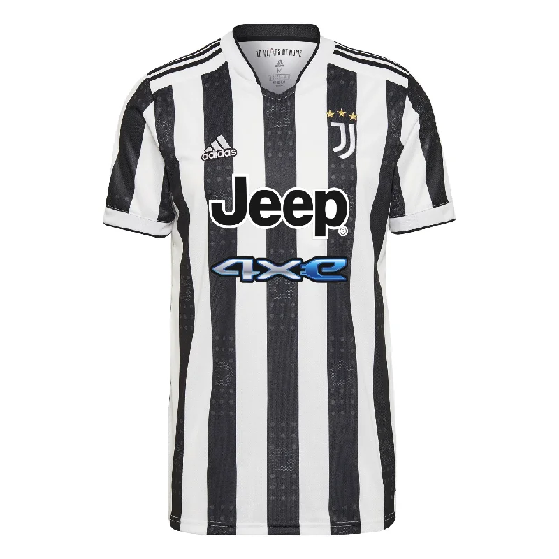 Football Jersey With Heavy Duty Wear-adidas Men's Juventus 2021/22 Home Jersey White/Black