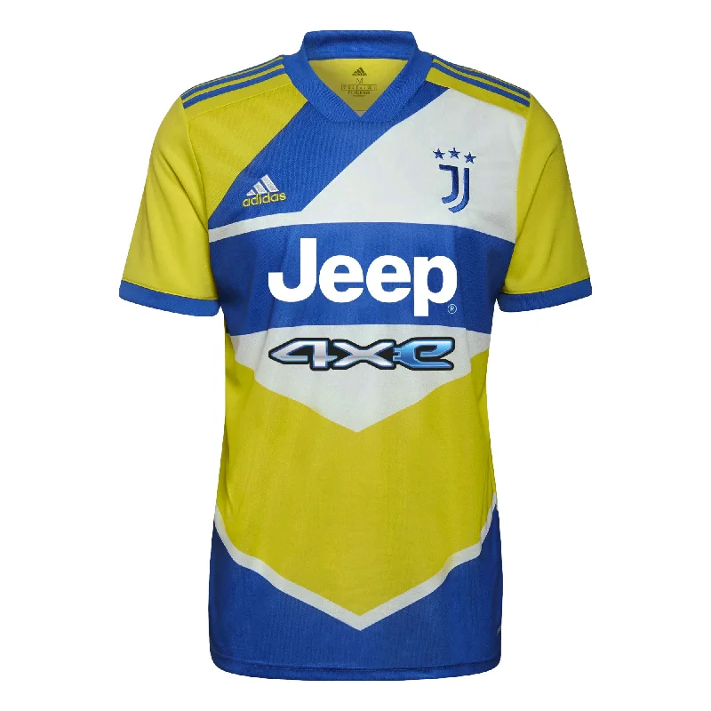 Football Jersey With Low Budget-adidas Men's Juventus 2021/22 Third Jersey Shock Yellow/Blue