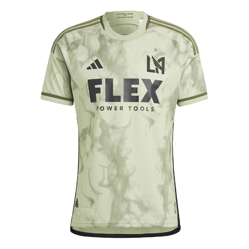 Football Jersey With Secondhand Charm-adidas Men's LAFC 2023/24 Authentic Away Jersey Lime/Green