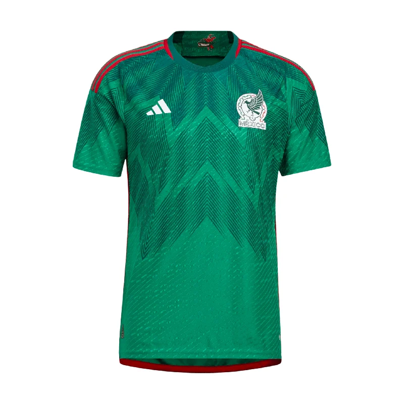 Football Jersey With Desert Vibes-adidas Men's Mexico 2022 Authentic Home Jersey Vivid Green/Green