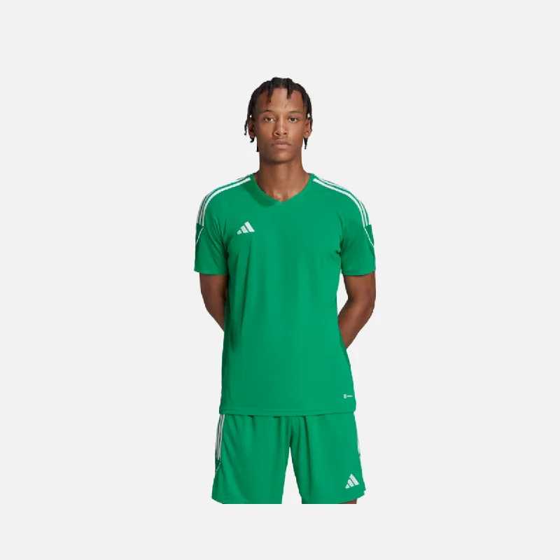 Football Jersey For Post-Game Chill-Adidas Tiro 23 League Men's Football Jersey -Team Green / White