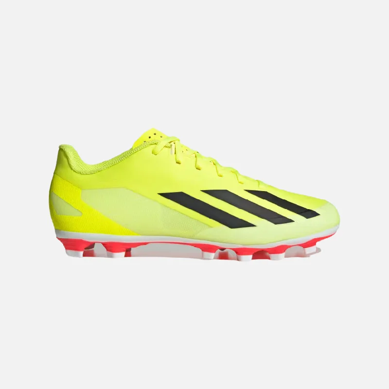 Football Jersey For Viral Styles-Adidas X Crazyfast Club Flexible Ground Unisex Football Shoes -Team Solar Yellow 2/Core Black/Cloud White