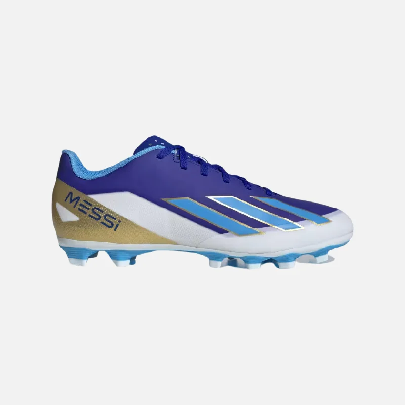 Football Jersey With Holiday Deals-Adidas X Crazyfast Messi Club Flexible Ground Unisex Football Shoes -Lucid Blue/Blue Burst/Cloud White