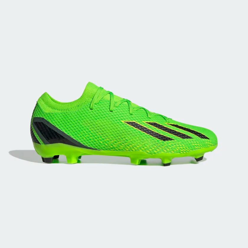 Football Jersey With Throwback Vibes-Adidas X Speedportal.3 Firm Ground Boots - Solar Green