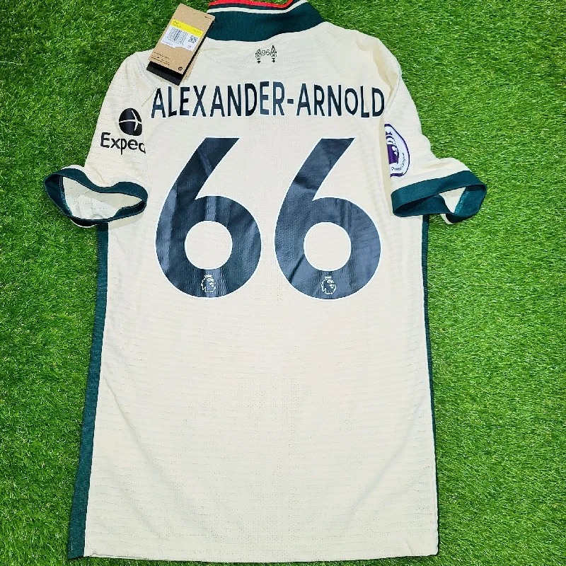 Football Jersey With Blog Readers-Alexander-Arnold Liverpool 2021 2022 Away PLAYER ISSUE Jersey Shirt Camiseta BNWT S SKU# DB2532-239