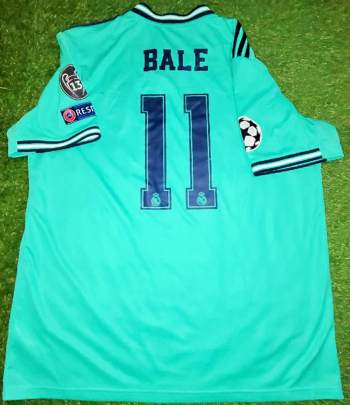 Football Jersey With Big Dreams-Bale Real Madrid 2019 2020 Third UEFA Jersey Camiseta Shirt XL SKU# EH5128