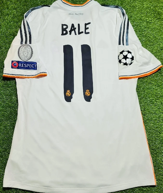 Football Jersey For Family Photos-Bale Real Madrid UEFA FINAL 2013 2014 Jersey Camiseta Shirt Maglia L SKU# Z29356