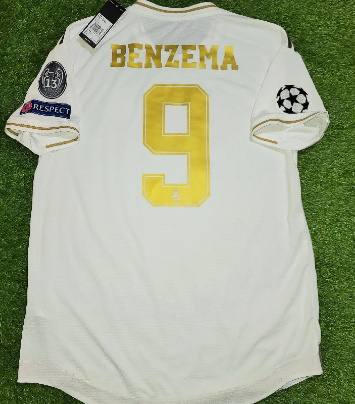 Football Jersey For DIY Fans-Benzema Real Madrid 2019 2020 CLIMACHILL PLAYER ISSUE UEFA Home Jersey Camiseta Shirt BNWT L SKU# DW4436