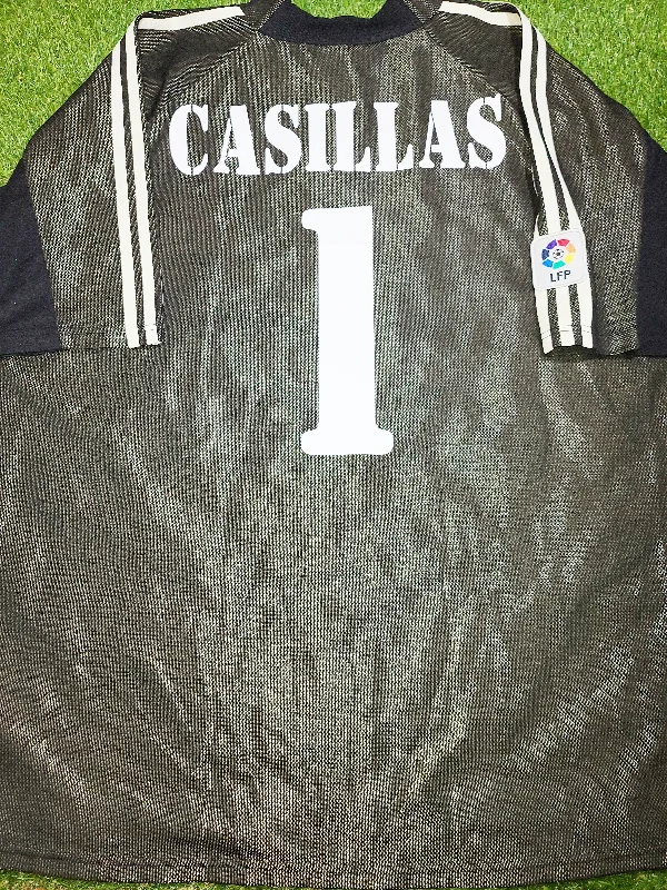 Football Jersey For Mountain Teams-Casillas Real Madrid 2002 2003 Centenary Jersey Shirt Camiseta XL SKU# 310191 ASR001/14