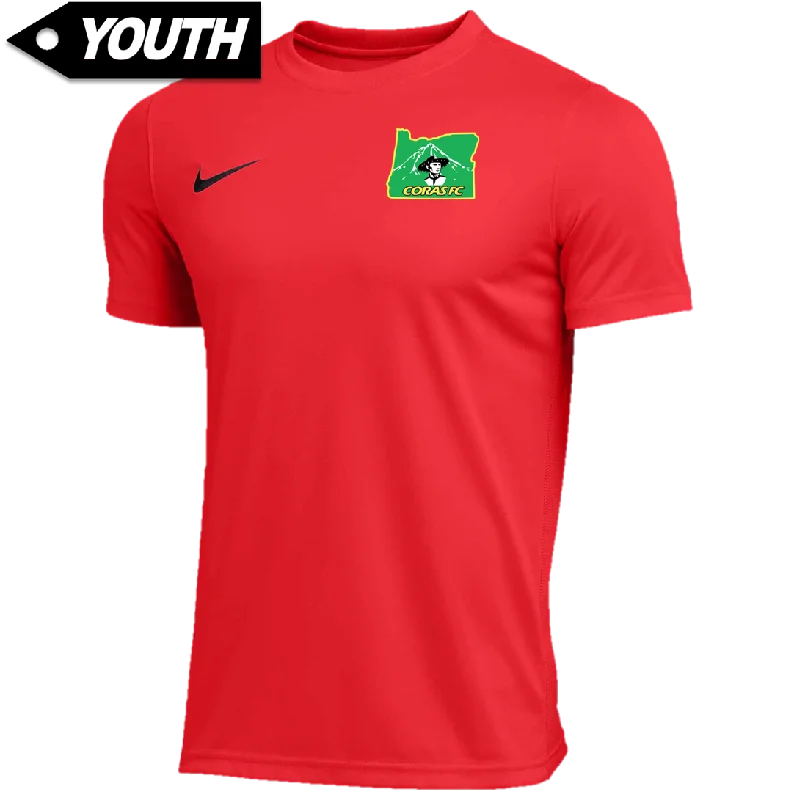 Football Jersey For Goth Accents-Coras FC Crimson Jersey [Youth]