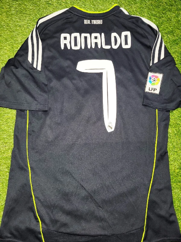 Football Jersey For Middle Schoolers-Cristiano Ronaldo Real Madrid 2010 2011 Away Soccer Jersey Shirt M SKU# P95985