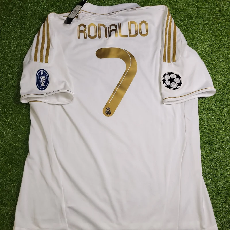 Football Jersey With Coastal Designs-Cristiano Ronaldo Real Madrid 2011 2012 Jersey Shirt XL BNWT SKU# V13646