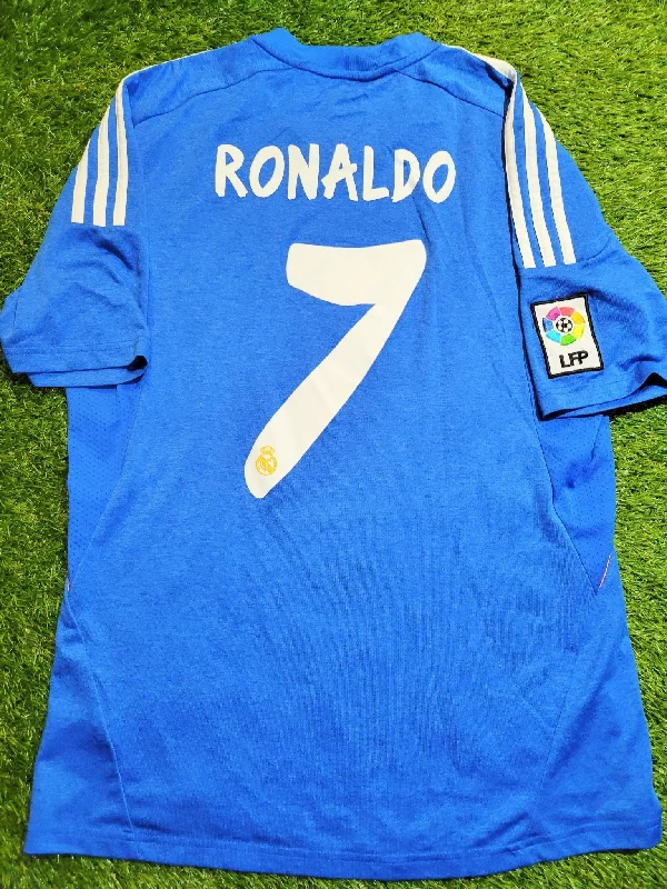 Football Jersey For High Stakes-Cristiano Ronaldo Real Madrid 2013 2014 Away Jersey Camiseta Shirt M SKU# Z29405