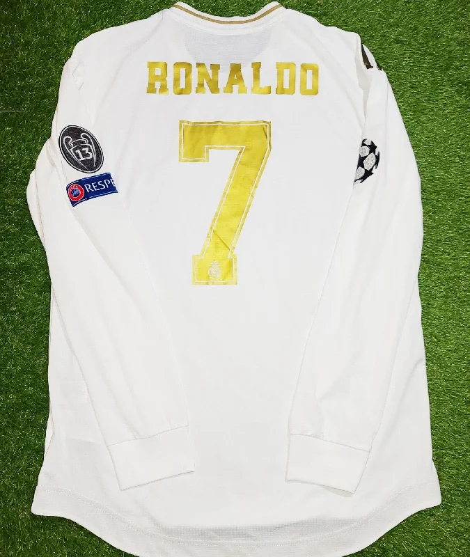 Football Jersey For Senior Nights-Cristiano Ronaldo Real Madrid 2019 2020 CLIMACHILL PLAYER ISSUE Home Jersey Camiseta Shirt L SKU# DW4437