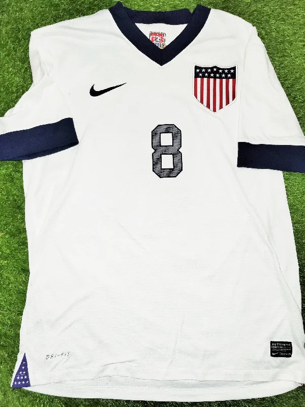 Football Jersey With Heritage Designs-Dempsey United States USA US USMNT Nike Home 2013 Centennial Jersey Shirt M SKU# 518734-105