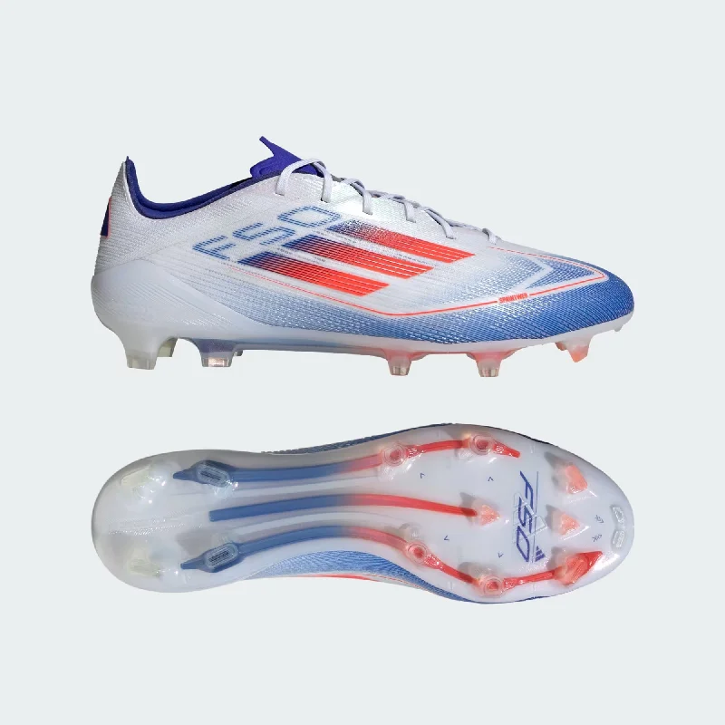 Football Jersey With Seasonal Styles-F50 ELITE FG CLEATS [Cloud White / Solar Red / Lucid Blue]