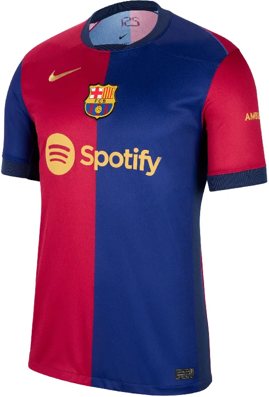 Football Jersey For Mountain Teams-FC Barcelona 2024/25 Stadium Home Soccer Jersey