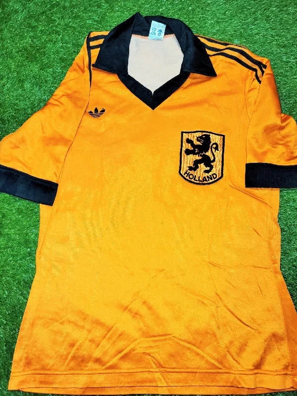 Football Jersey For Bench Warmers-Holland Netherlands Adidas Ventex 1980 Euro Cup Home Jersey Shirt Nederland Voetbal