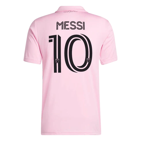 Football Jersey With Weatherproof Fabric-Inter Miami 2023 Messi away Replica Jersey