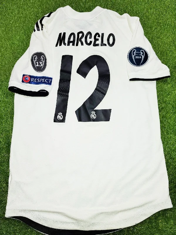 Football Jersey For City Legends-Marcelo Real Madrid 2018 2019 Home UEFA CLIMACHILL PLAYER ISSUE Jersey Shirt Maglia M SKU# CG0561