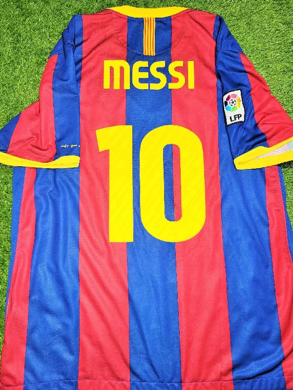 Football Jersey For Viral Moments-Messi Barcelona 2010 2011 Home Soccer Jersey Shirt XL SKU# 382354-488