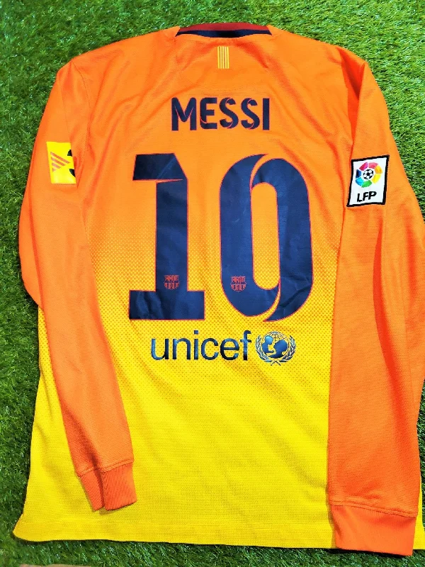 Football Jersey With Pee Wee Sizes-Messi Barcelona 2012 2013 Away Jersey Shirt Camiseta Maglia M SKU# 478327-815