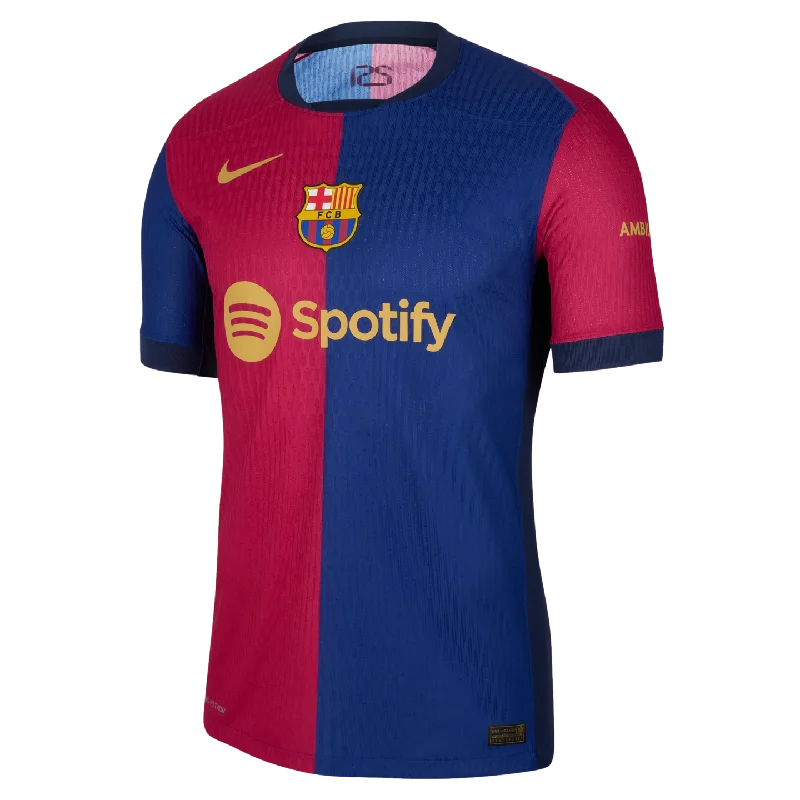 Football Jersey With Gritty Look-Nike Barcelona 24/25 Authentic Home Jersey