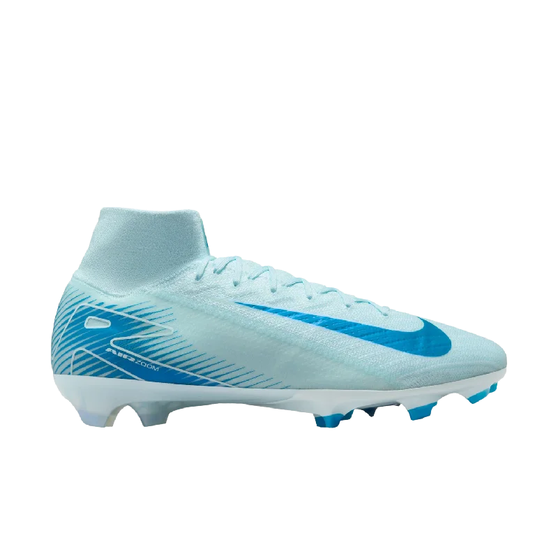 Football Jersey With Sponsor Logos-Nike Mercurial Zoom Superfly 10 Elite Firm Ground Cleats