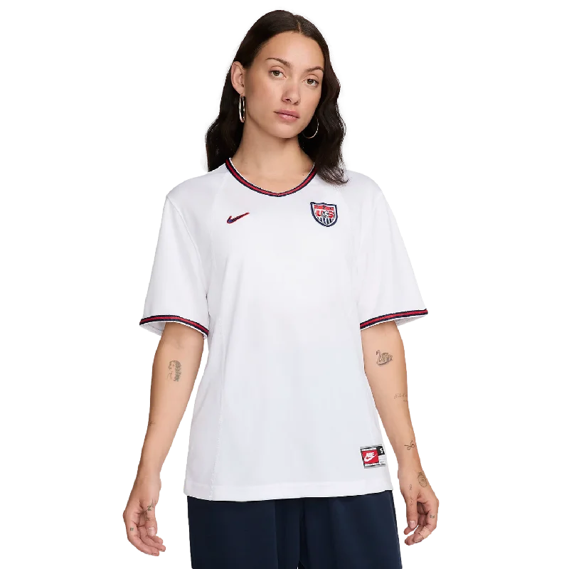 Football Jersey With Hall Of Fame Prints-Nike USA Womens National Team 1999 Reissue Womens Jersey