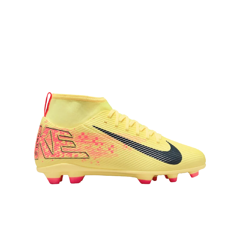 Football Jersey With Team Pride-Nike Mercurial Superfly 10 Club KM Mbappe Youth Firm Ground Cleats