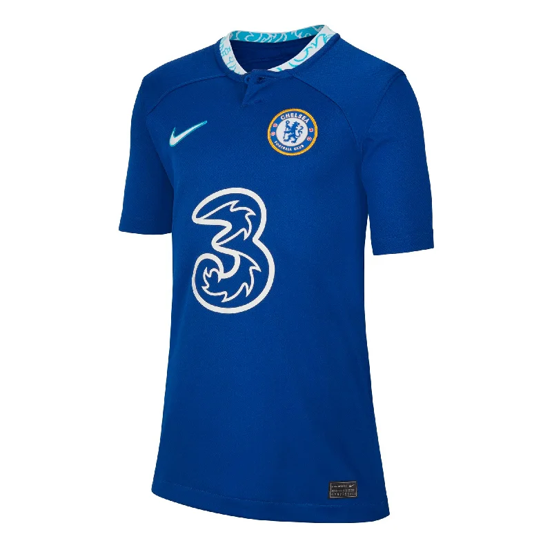 Football Jersey For Rookie Seasons-Nike Kids Chelsea 2022/23 Home Jersey Rush Blue/White