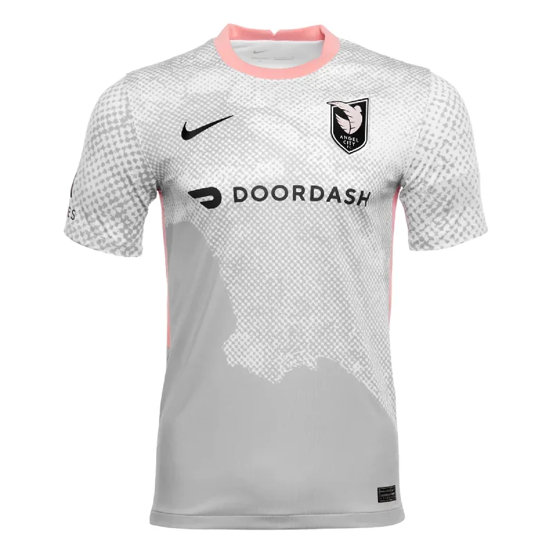 Football Jersey For Family Photos-Nike Men's Angel City FC 2023/24 Away Jersey White/Grey