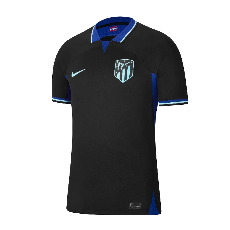 Football Jersey With Ageless Style-Nike Men's Atletico Madrid 2022/23 Away Jersey Black/Copa