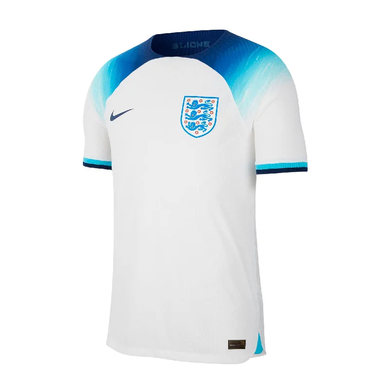 Football Jersey With Snow-Ready Design-Nike Men's England 2022/23 Dri-FIT ADV  Home Jersey White/Blue Void