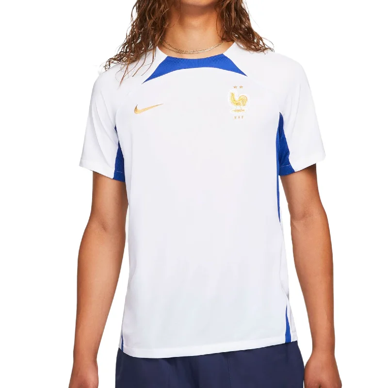 Football Jersey For Garage Sales-Nike Men's France 2022/23 Training Jersey White/Game Royal