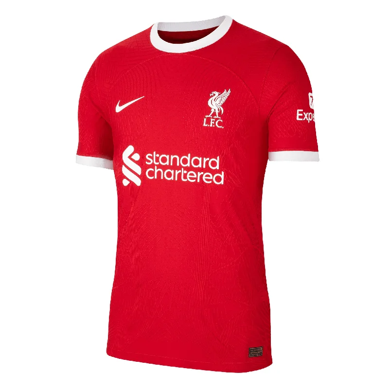 Football Jersey For Cold Snap Games-Nike Men's Liverpool 2023/24 Dri-FIT ADV Home Jersey Red/White