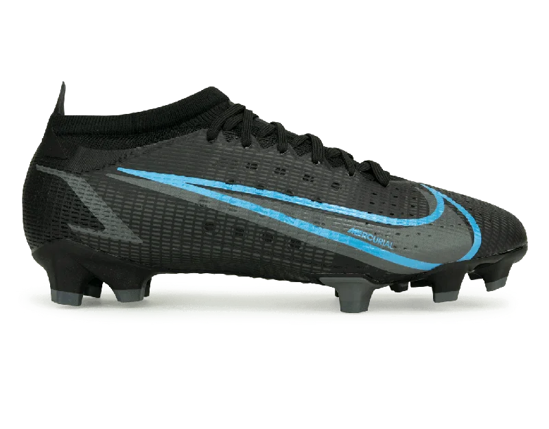 Football Jersey For Travel Fans-Nike Men's Mercurial Vapor 14 Pro FG Black/Iron Grey